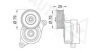AUTEX 654499 Tensioner Lever, v-ribbed belt